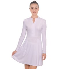 Pearly Pink	 - 	long Sleeve Panel Dress by ColorfulDresses