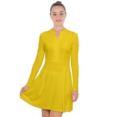 Rubber Duck Yellow	 - 	Long Sleeve Panel Dress