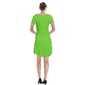 Jasmine Green	 - 	Short Sleeve V-neck Flare Dress View2