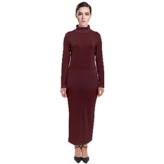 Bean Black	 - 	turtleneck Maxi Dress by ColorfulDresses