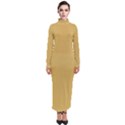 Trombone Yellow	 - 	Turtleneck Maxi Dress View1