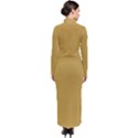 Trombone Yellow	 - 	Turtleneck Maxi Dress View2