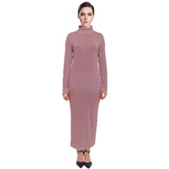 Sloe Gin Fizz	 - 	turtleneck Maxi Dress by ColorfulDresses