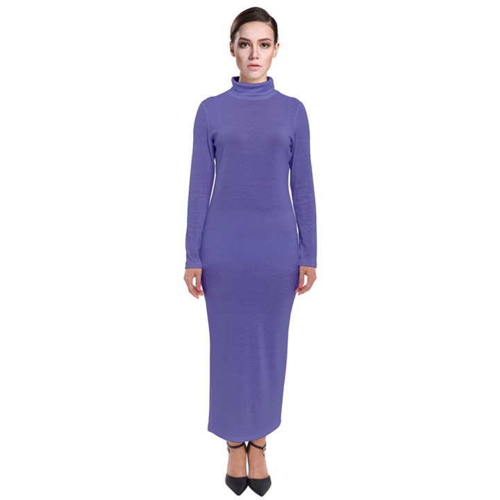 Blue Iris	 - 	Turtleneck Maxi Dress