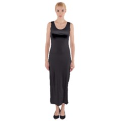 Black Onyx	 - 	fitted Maxi Dress by ColorfulDresses