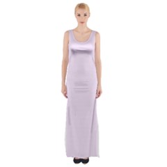 Pale Purple	 - 	thigh Split Maxi Dress by ColorfulDresses