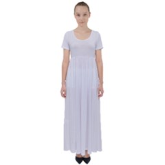 Sea Shell	 - 	high Waist Short Sleeve Maxi Dress by ColorfulDresses