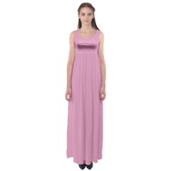 Kobi Pink	 - 	empire Waist Maxi Dress by ColorfulDresses