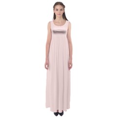 Light Misty Rose Pink	 - 	empire Waist Maxi Dress by ColorfulDresses