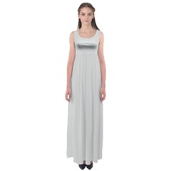 Pearl River Grey	 - 	empire Waist Maxi Dress by ColorfulDresses