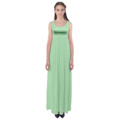 Soft Celadon Green	 - 	empire Waist Maxi Dress by ColorfulDresses