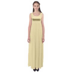 Pure Vanilla	 - 	empire Waist Maxi Dress by ColorfulDresses