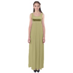 Misty Gold	 - 	empire Waist Maxi Dress by ColorfulDresses