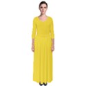 Butter Yellow	 - 	Quarter Sleeve Maxi Dress View1