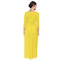 Butter Yellow	 - 	Quarter Sleeve Maxi Dress View2