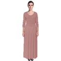 Rose Dawn Brown	 - 	Quarter Sleeve Maxi Dress View1