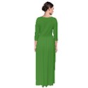 Medium Spring Green	 - 	Quarter Sleeve Maxi Dress View2