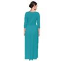 Viridian Green	 - 	Quarter Sleeve Maxi Dress View2