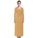 Sunray Orange	 - 	Quarter Sleeve Maxi Dress View1