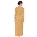 Sunray Orange	 - 	Quarter Sleeve Maxi Dress View2