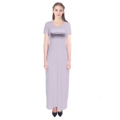 Languid Lavender Purple	 - 	short Sleeve Maxi Dress by ColorfulDresses