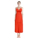 Scarlet Red	 - 	Button Up Chiffon Maxi Dress View1