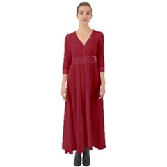 Chili Pepper Red	 - 	button Up Boho Maxi Dress by ColorfulDresses