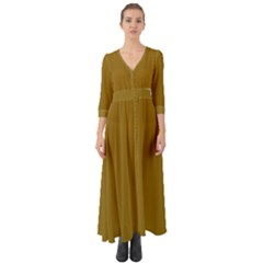 Drab Brown	 - 	button Up Boho Maxi Dress by ColorfulDresses