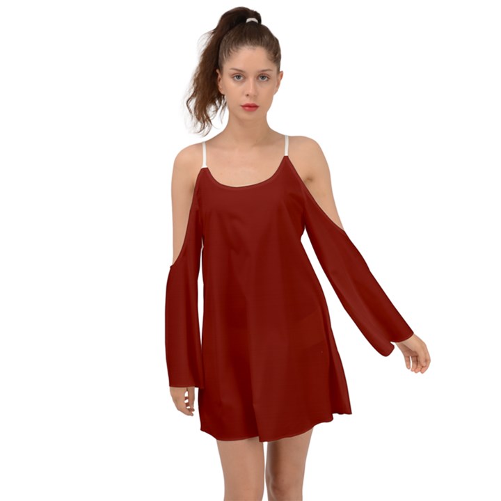 Barn Red	 - 	Boho Dress