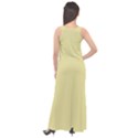 Yellow Iris	 - 	Sleeveless Velour Maxi Dress View2