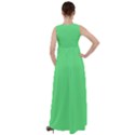 Algae Green	 - 	Empire Waist Velour Maxi Dress View2