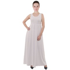 Gardenia	 - 	empire Waist Velour Maxi Dress by ColorfulDresses