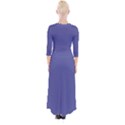 Blue Iris	 - 	Quarter Sleeve Wrap Maxi Dress View2