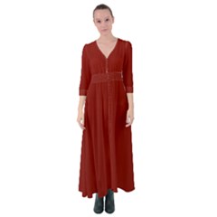 Barn Red	 - 	button Up Maxi Dress by ColorfulDresses