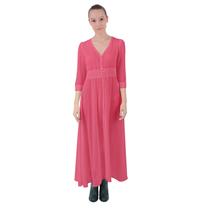 Fruit Dove Pink	 - 	Button Up Maxi Dress