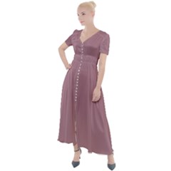 English Lavender Purple	 - 	button Up Short Sleeve Maxi Dress by ColorfulDresses