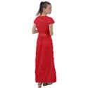 Cherry Tomato Red	 - 	Flutter Sleeve Maxi Dress View2