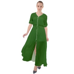 Lincoln Green	 - 	waist Tie Boho Maxi Dress by ColorfulDresses