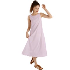 Pale Purple	 - 	summer Maxi Dress