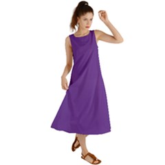 Rebecca Purple	 - 	summer Maxi Dress by ColorfulDresses