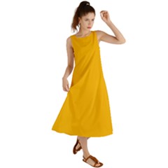 Selective Yellow	 - 	summer Maxi Dress