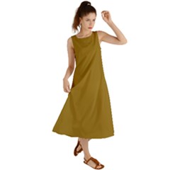 Mode Beige	 - 	summer Maxi Dress by ColorfulDresses