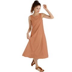 Soft Copper	 - 	Summer Maxi Dress