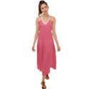 Rouge Pink	 - 	Halter Tie Back Dress View1