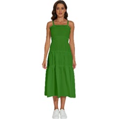 Medium Spring Green	 - 	sleeveless Shoulder Straps Boho Dress by ColorfulDresses