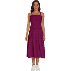 Plum Pie	 - 	sleeveless Shoulder Straps Boho Dress