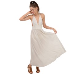 Gardenia	 - 	backless Maxi Beach Dress by ColorfulDresses