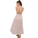 Rose  Quartz Pink	 - 	Backless Maxi Beach Dress View2