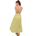 Yellow Iris	 - 	Backless Maxi Beach Dress View2