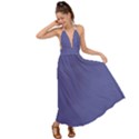 Blue Iris	 - 	Backless Maxi Beach Dress View1